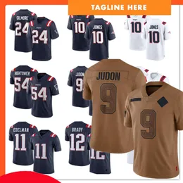 Homens Mulheres Juventude Futebol Jerseys 12 Tom Brady 81 Randy Moss 4 Bailey Zappe 9 Matthew Judon 10 Mac Jones 11 Julian Edelman 54 Tedy Bruschi 18 Matthew Slater