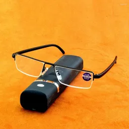 Solglasögon lyx trend män kvinnor unisex toppkvalitet 12 lager belagda datorläsglasögon 0,75 1 1,25 1,5 till 6