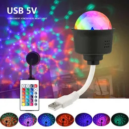 Night Lights USB Plug Night Light Mini Projection Atmosphere Lamp RGB Creative Background Light Kid Bedroom Wall Decoration Car Lighting P230331