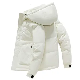 2023 inverno novo produto de alta qualidade 90 pato branco para baixo solto casal curto casaco masculino e feminino
