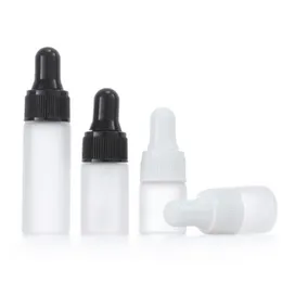 Bottiglie contagocce in vetro per siero cosmetico per occhi mini campione 1 ml 2 ml 3 ml 5 ml per olio essenziale