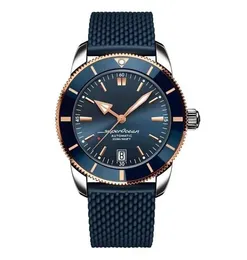 Top AAA Bretiling Luxusmarke Super Ocean Marine Heritage 57 Uhr Two Tone Date B01 B03 B20 Kaliber Automatisches mechanisches Uhrwerk Index 1884 CmnX Herrenarmbanduhren