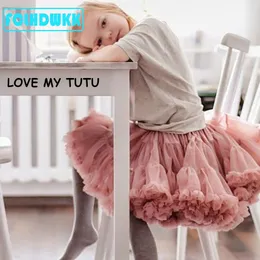 Röcke Tutu Rock Baby Mädchen Röcke 1 bis 15 Jahre Prinzessin Pettiskirt Party Tanz Regenbogen Tüll Röcke Mädchen Kleidung Kinder 230403