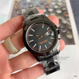 Nowe 40 mm zegarki na nadgarstek dla mężczyzn 2023 Zegarki męskie Trzy igły kwarcowe Watch Wysokiej jakości najlepsza luksusowa marka Moda Rol Steel Pasek Montre de Date Just