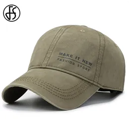 Ball Caps FS Hochwertige Baumwolle Baseballmütze Army Green Markendesigner Hut für Damen Herren Sommer Streetwear Face Caps Gorras Hombre 230403