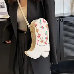 Cartoon Christmas Crossbody For Women Cute High Heels Design Shoulder Bag Chains Handbags Harajuku Funny Purses Girls