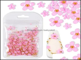 Nail Art Dekorationen Salon Gesundheit Schönheit 2GBag 3D Blumenschmuck gemischte Größe Stahlkugel Zubehör für professionelles Zubehör Diy 4558964