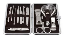 Mode 12 i 1 PCS Nail Clipper Kit Nail Care Set Pedicure Scissor Tweezer Knife Ear Pick Utility Manicure Set Tools6112254