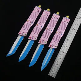 UT-Version A10 Dessert Warrior Automatic Knife Combat Hellhound Marfione EDC Auto Pocket Pink knives A07 204P A162 UT88 Auto Man's Gift Knifes