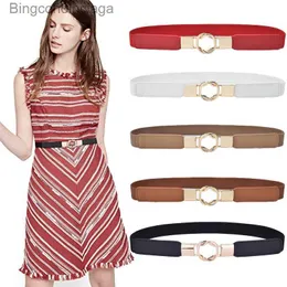 Belts Women Skinny Stretchy Waist Belt for Dress Ladies Elastic Thin Belt Plus SizeL231103