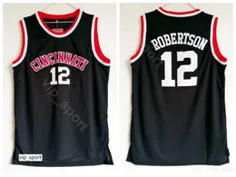 College 12 Oscar Robertson Jerseys Men University Basketball Cincinnati Bearcats Jerseys Uniform för sportfans andningsbar ren bomull