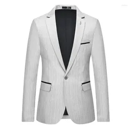 Erkek takım elbise yüksek kaliteli 5xl blazer Erkekler İtalyan tarzı zarif moda basit iş gündelik iş röportajı beyefendi ince fit