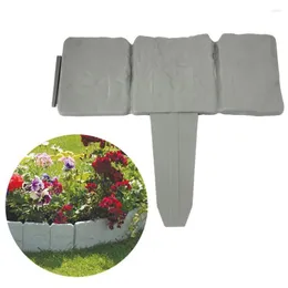 Garden Decorations Practical Border Fence Plastic 22.5 25.5 2cm Gray Courtyard Stone Drop Delivery 202 DHED0