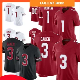 Custom 1 Kyler Murray 99 J.J. وات 40 بات تيلمان 3 بوذا بيكر 6 جيمس كونر 4 رونديل مور 9 جوشوا دوبس 2 ماركيز براون الرجال شباب كرة القدم جيرسي