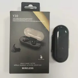 Kablosuz Kulaklıklar Bluetooth v5.0 y30 TWS Kulaklık Kulaklık Kulaklıkları Perakende Kutusu