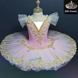 Tańca dziewczyna profesjonalna balet tutu tiul sukienka biała niebieska różowa gimnastyka Tańca Diamond Dance Ballet Leotard Girl Ballerina 231102
