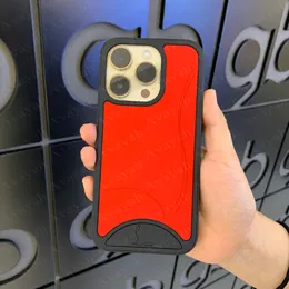 Custodie per cellulari con motivo inferiore rosso di design per iPhone 15 14 14pro 13 13pro 12 12pro 11 11pro X Xs Max Xr 8 7 Plus Custodia per cellulare Vivid Cover posteriore di moda con suola di lusso