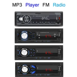 Car BluetoothステレオオーディオツールLEDMP3プレーヤーFMラジオリモートコントロールAUX FM AUXマルチメディアデュアルUSB TFが電話に充電できる