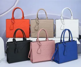 Moda P Marca Clássico Galleria Saffiano Bolsa Bolsas PU Couro Triângulo Sinal Bolsa De Ombro Moda Feminina Crossbody Tote Luxury Designer Symbole Bag