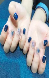 50 Sheetset Glitter Nail Art Polonyalı Çözgüler Çıkartmaları Önceden tasarlanmış Renkli DIY Kendinden Yapışkan Tırnak Şeritleri İpuçları Manikür Kitleri DA1634613