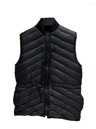 Gilet da donna Piumino Gilet a sezione corta Colletto rialzato Design in vita caldo e confortevole 2023 Inverno 1016