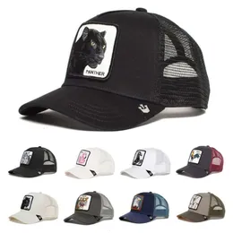 Casquette de baseball brodée en forme d'animal, chapeau de marque à la mode, respirant, pour hommes et femmes, en maille d'été, d'hiver, 2023