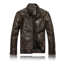 Men's Jackets Men Motorcycle Leather 2023 Fashion Brand Autumn Winter Fleece Jacket Jaqueta De Couro Masculina 5XL