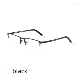 Montature per occhiali da sole 56mm Grandi dimensioni allargate Big Face Fat Occhiali Montatura da uomo Business Lega di titanio Miopia P8825