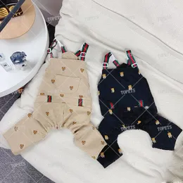 Hundebekleidung TOPETS Frühling Herbst Schnauzer Teddy Designer Hosenträgerrock Modische Overalls Luxus Haustierkleidung YF221216036