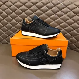 Fashion Men Boomerang Casuals Shoes Soft Bottom Running Sneakers Italy Trendy Elastic Band Low Top Calfskin Lightness Designer Comfy Casual Sports Shoes Box EU 38-45