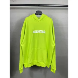 Neon green balenciaga hoodie new arrivals