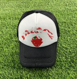 All-Match-Mütze für Herren, modisch, modisch, großer Kopfumfang, Erdbeere, Trucker-Mütze, Truck-Caps für Damen