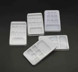 NXY Press On Nail On Packaging Box Plastic Prays med täck hela 10 20 30 50 100 stycken för olika former i bulk5902734