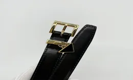2022 famoso marchio triangolo women039s piccola cintura nera fibbia ad ardiglione cintura di alta qualità designer nuova cintura in pelle per donna ragazza1925362