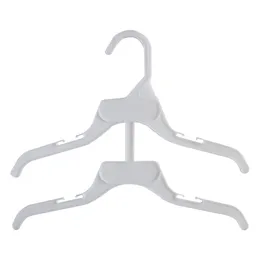 Hängar Racks 10 Baby Clothes Hangers byxor Skjortor Pajamas baddräkter Dual Display Hooks 230403