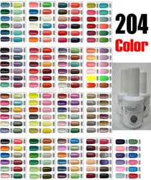 204 ألوان للاختيار Soakoff UV LED Nail Gel Polish Coat Art Art Pure Glitter Color Gel New103030777
