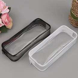 Pencil Bags Waterproof Transparent Case Kawaii Pencilcase School Pen Supplies Bag Box Pencils Pouch Students Stationery