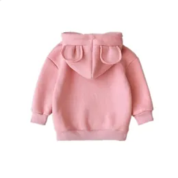 Hoodies tröjor Spring Autumn Baby Boys Girls Clothed Hooded Sweatshirt Barn Fashion Hoodies Kids Casual Infant Cartoon Clothing 231102