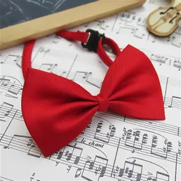 رابطات القوس 1pcs ألوان صلبة ربطة عنق صبي جيد جودة bowtie الأولاد الفتيات مأدبة حفل زفاف الحفل العريس