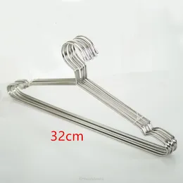 Hängande rack 20st/sats 42 cm rostfritt stål robust metalltråd hängande kapphängen standarddräkt hängande klädhängare 230403dhar