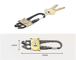 MINI EDC Utility Fixr 20 in1 Gadget Pocket Multi Tool Bottle Bottle Bottle key -keych keychain screwderiver ourdoor tools dhl9309449