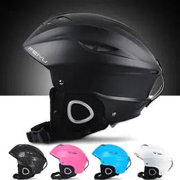 Caschi da sci Loogdeel Casco da sci invernale per adulti da uomo Casco da snowboard modellato integralmente da donna Tenere al caldo Sicurezza Pattinaggio Sci Testa protettiva 231102