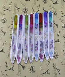 HELA 20st Printing Flower Glass Nail Files Crystal Nail Buffer Nail Care 55quot 14cm 3523274