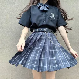 Signe Donne a quadri Piegliate Mini Womens Pink Black Tennis GOTH Y2K in stile coreano Faldas School Girl Uniform 230404