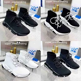 Triple s Sneakers Designer Men Women Speed Trainers Knit Platform Shoes Lace Up Trainer With box size 35-46