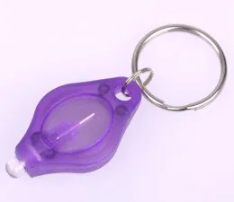 Torce Portachiavi Confezione Da 100 Mini Torcia Portachiavi A Led Uv 395 Nm Luce Nera Con Guscio Viola Consegna A Goccia Amjow