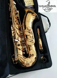 New Japan Yanagisawa T902 Tenor Bb Tenor saxophone playing Electrophoresis Gold professional Tenor sax With Mouthpiece4253956