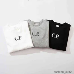 Felpe con cappuccio da uomo Felpe Abbigliamento di alta qualità Lenti Tasca laterale Design Lettera Stampa Pullover Maglione girocollo allentato Donna Cp Aziende Stones Island N91U