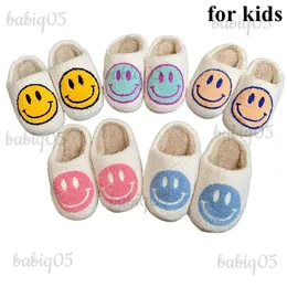 Slippers Popular Kids Size Cheap Warm Cute Happy Slipper Plush Soft Indoor Home Shoes T231104