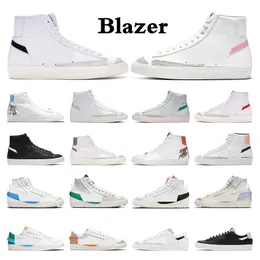 Blazer Mid 77 White White Black Running Shoes for Men Women Blazers Jumbo Sunset Pulse Indigo Celetine Blue لديها لعبة جيدة للمدربين Mens Mens Mens